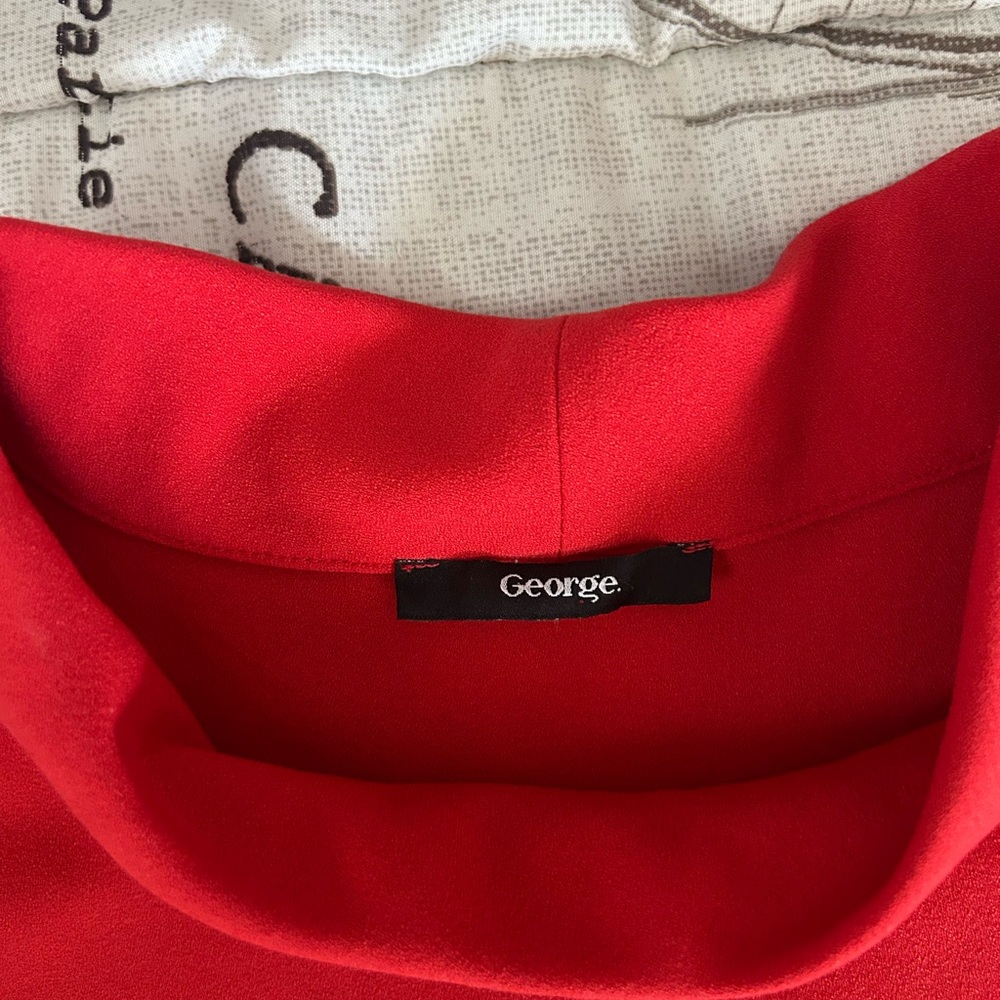 George Red Mini Dress - Picture 2 of 3